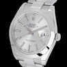 Rolex Datejust II 41 Argento Oyster 126300 Silver Lining 
